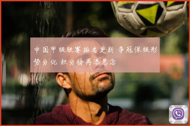 中国甲级联赛排名更新 争冠保级形势分化 积分榜再添悬念
